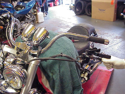 Triumph Rocket III T-Bar Fitting